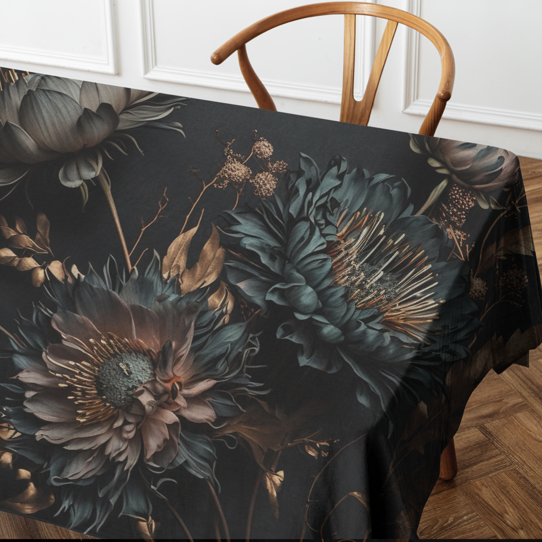 Table Cloth Golden Fine Floral