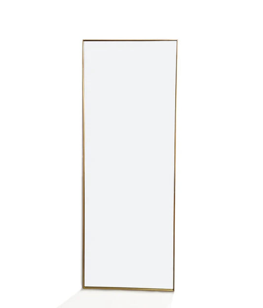 Savoy Full Length Rect Gold Mirror