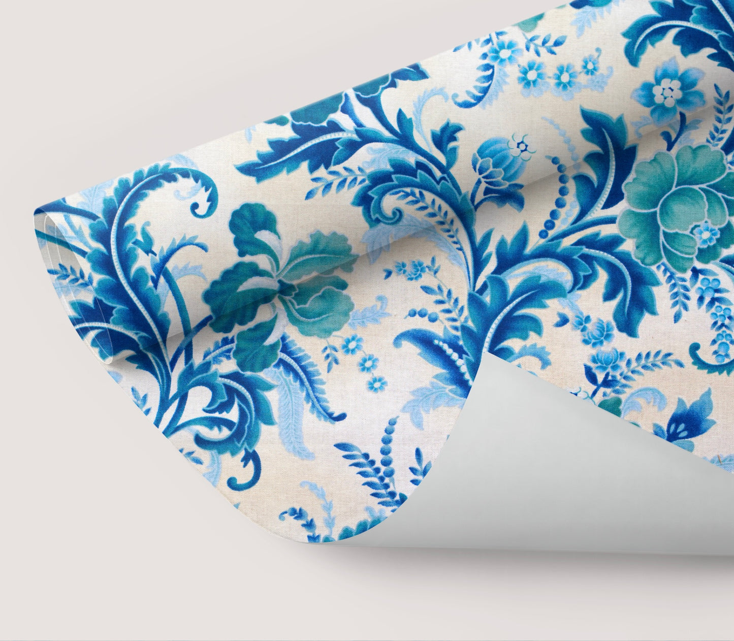 Wallpaper Blue Floral