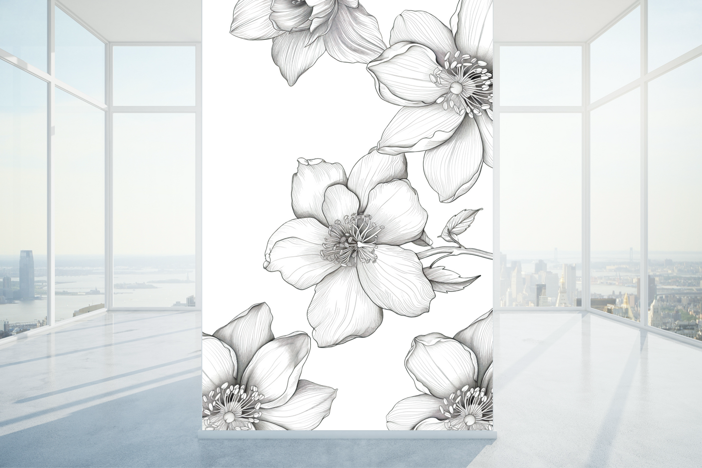 Wallpaper Floating Floral