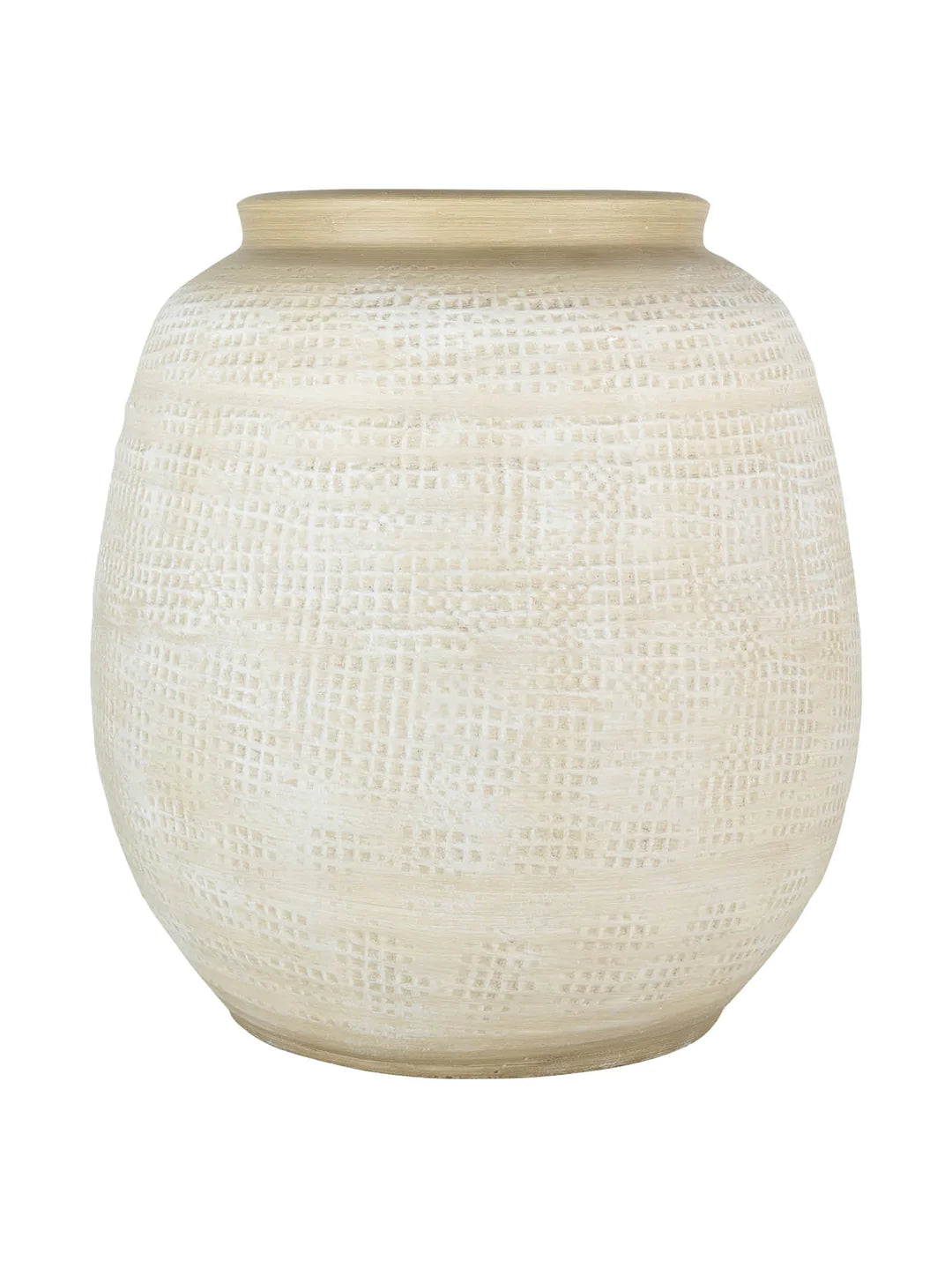 Grace Vase in Ivory Plaster