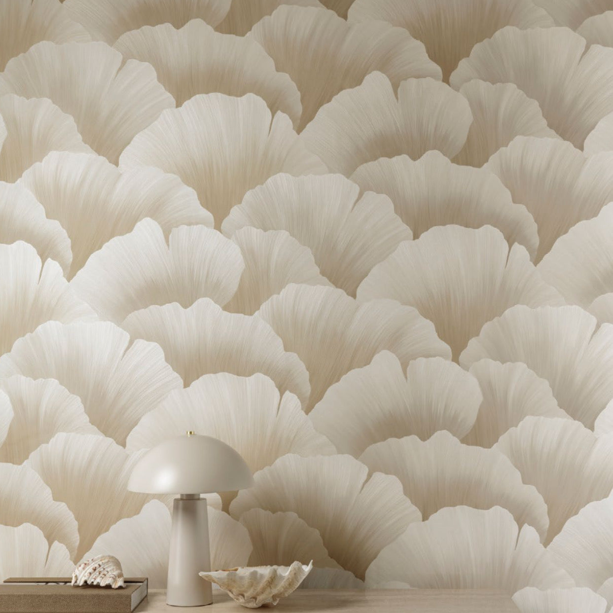 Panelled Wallpaper Gingko