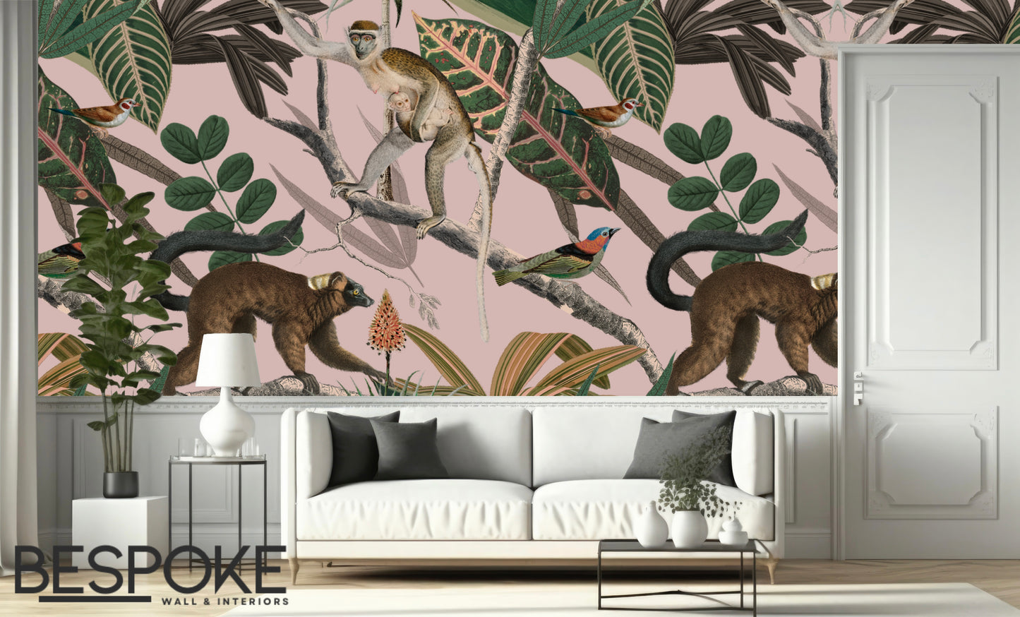 Wallpaper a troop of Monkeys