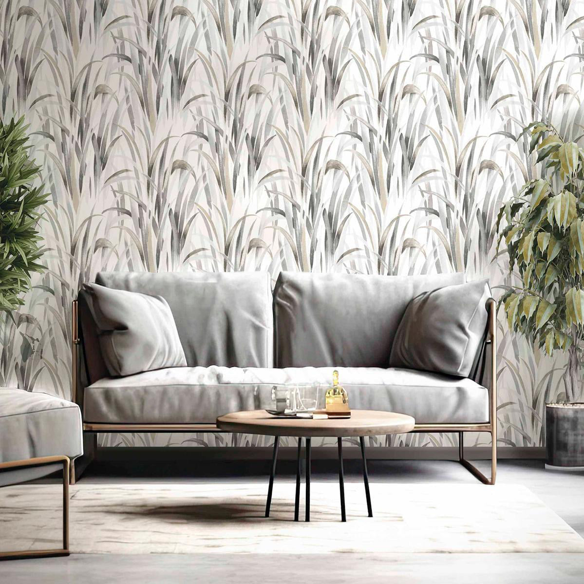 Panelled Wallpaper Marshland