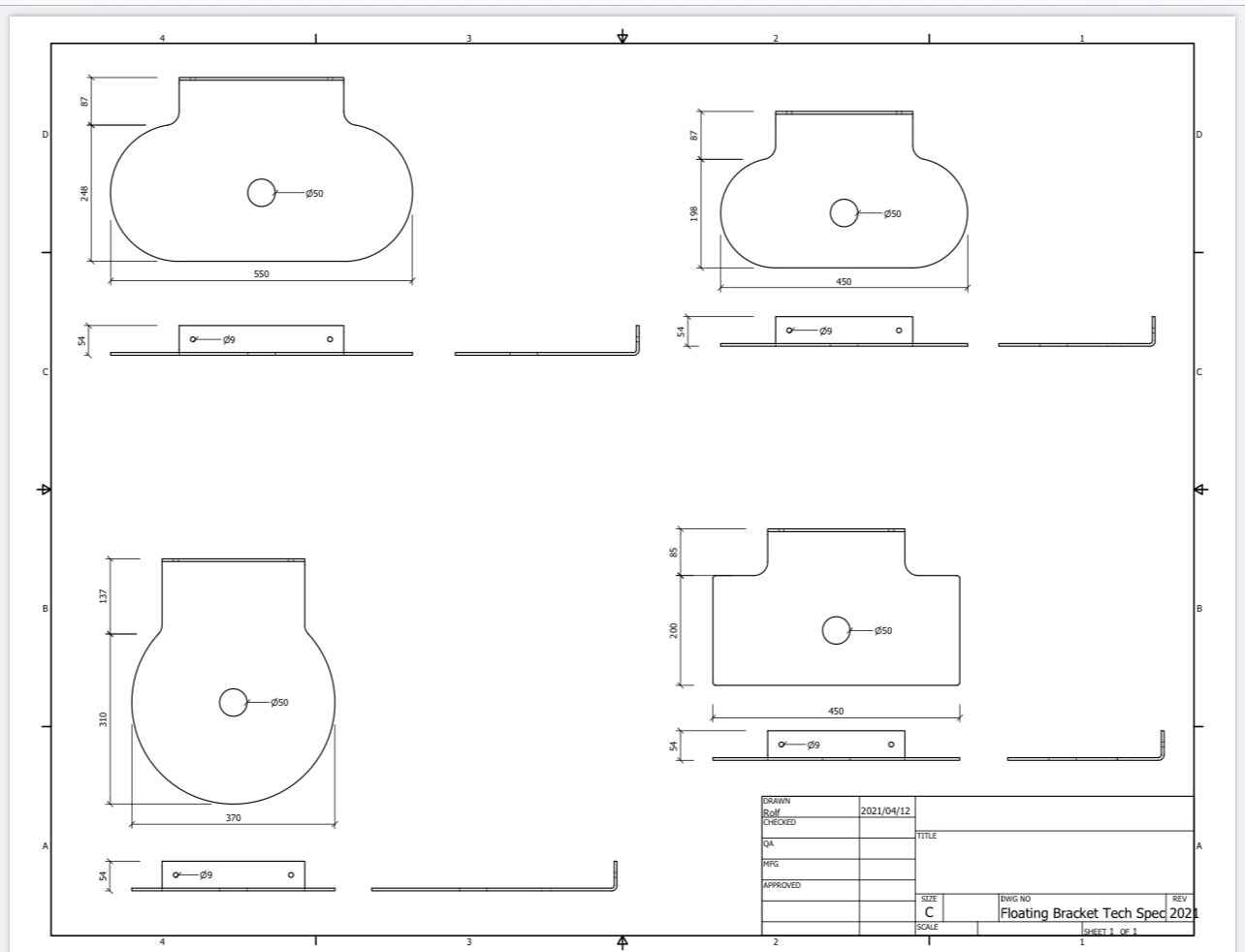 The Single Flow Concrete Basin