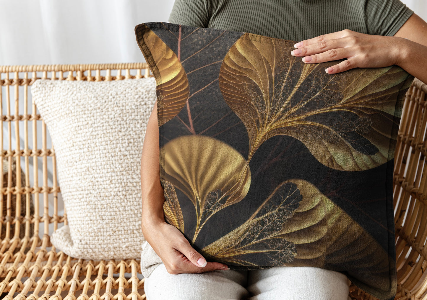 Scatter Cushion Golden Foliage