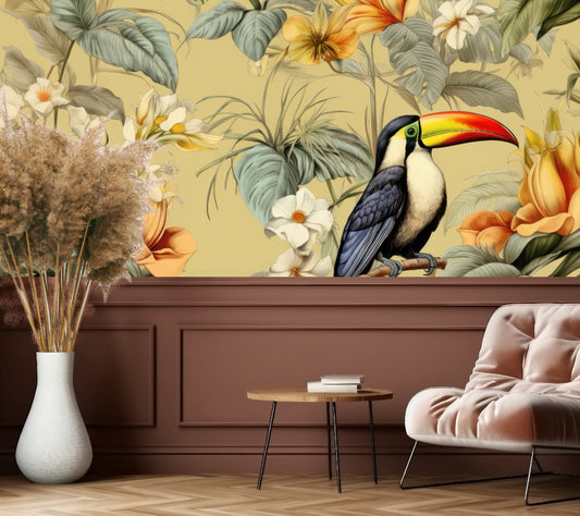 Wallpaper Botanical Allura Toucan