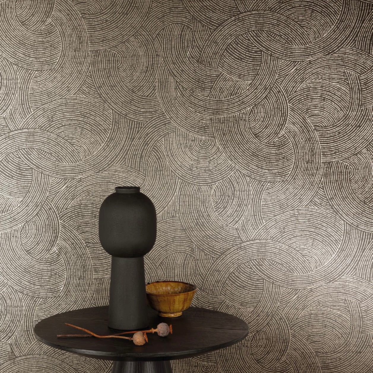 Panelled Wallpaper Zen Garden