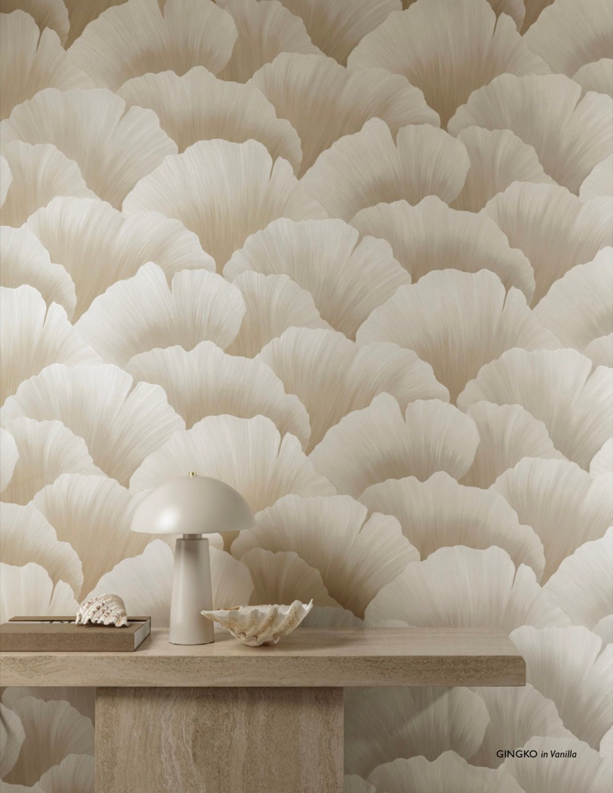 Panelled Wallpaper Gingko