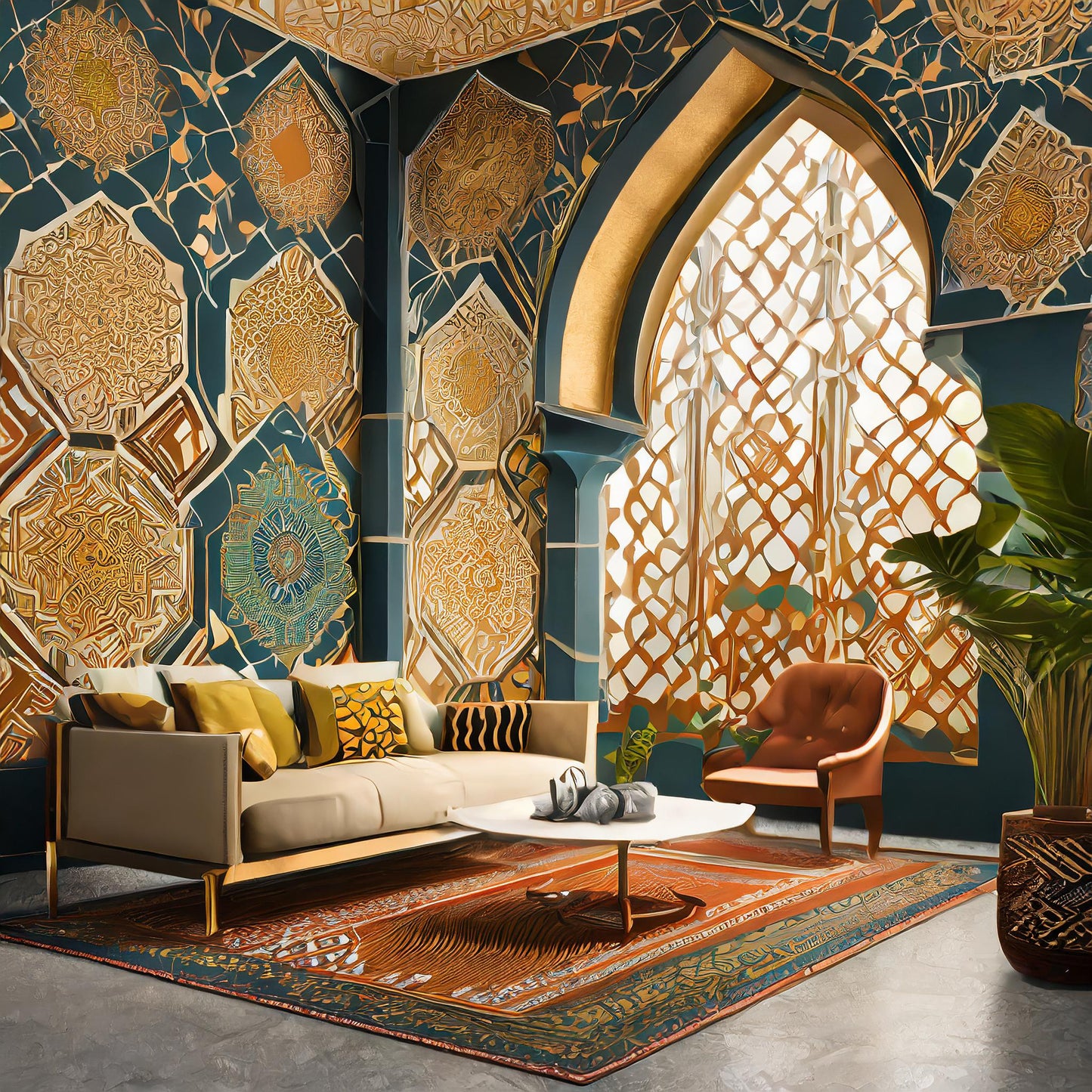 Wallpaper Moroccan Patchwork