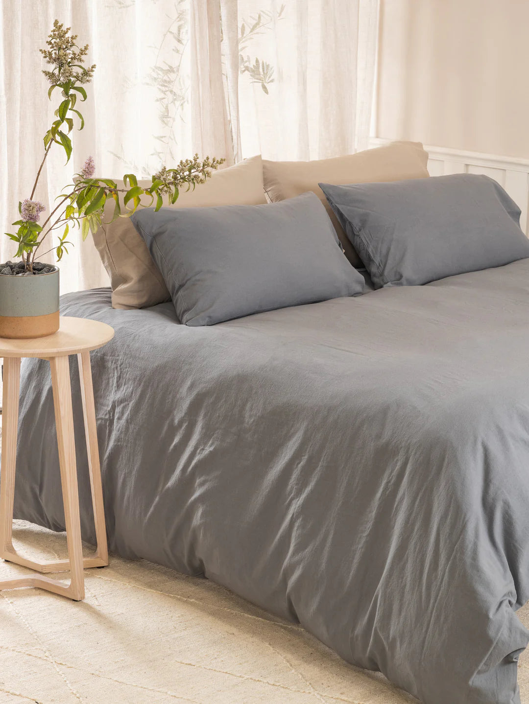 Pure Organic Bed Set in Flint