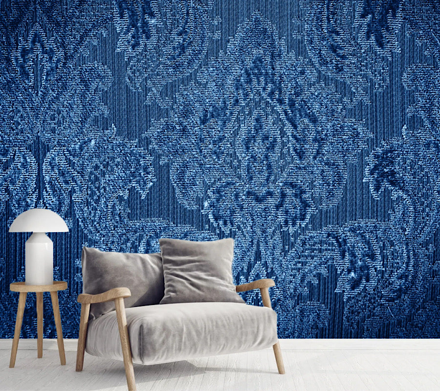 Wallpaper Vintage Blue