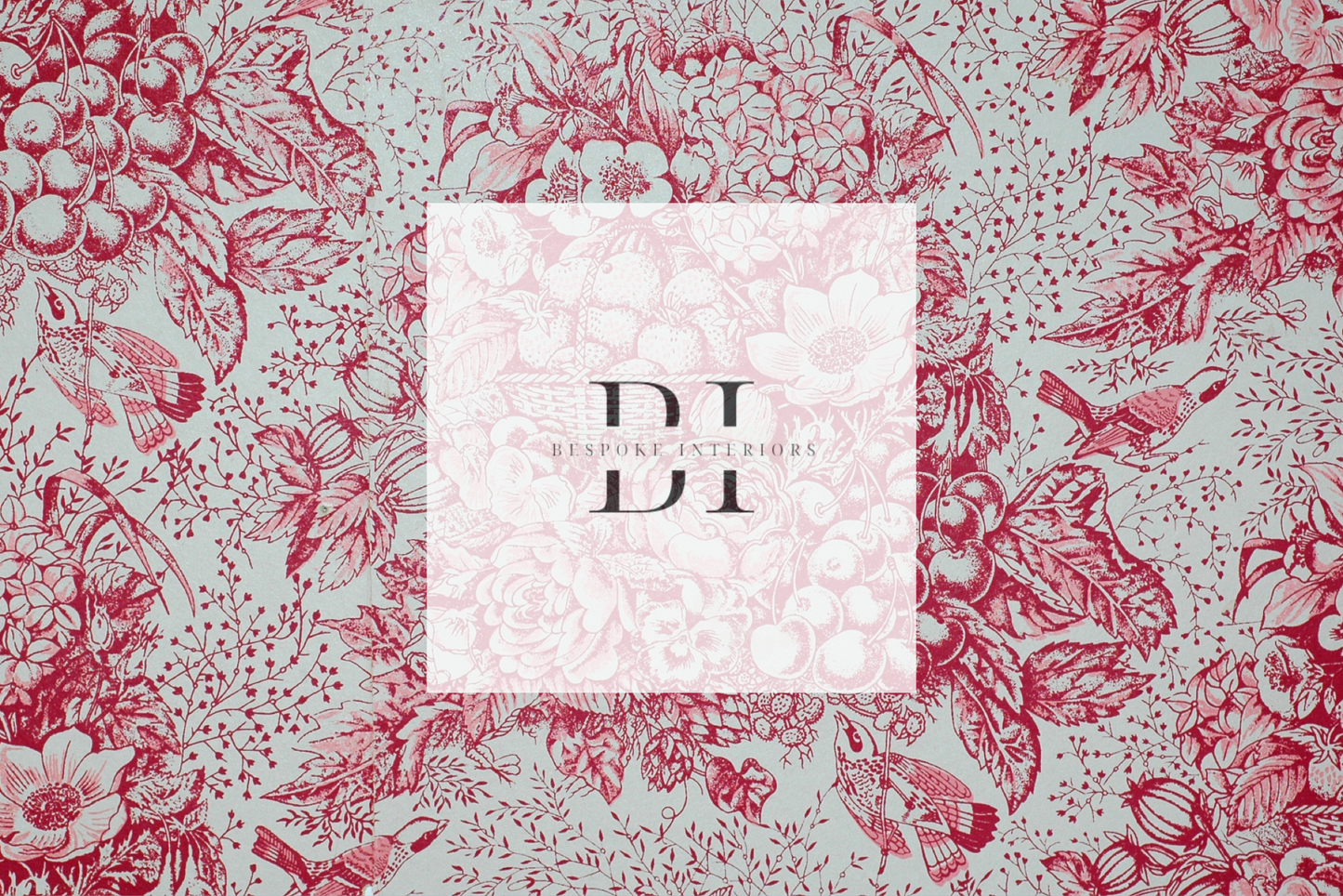 Wallpaper Pink Vintage Floral