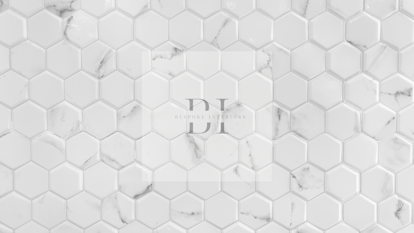 Wallpaper Marbled Honeycomb