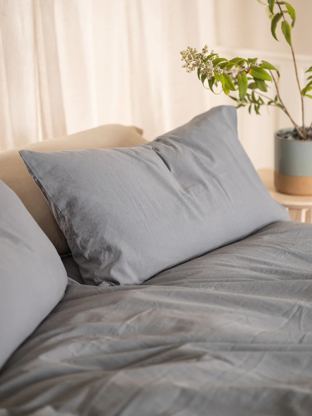 Pure Organic Bed Set in Flint